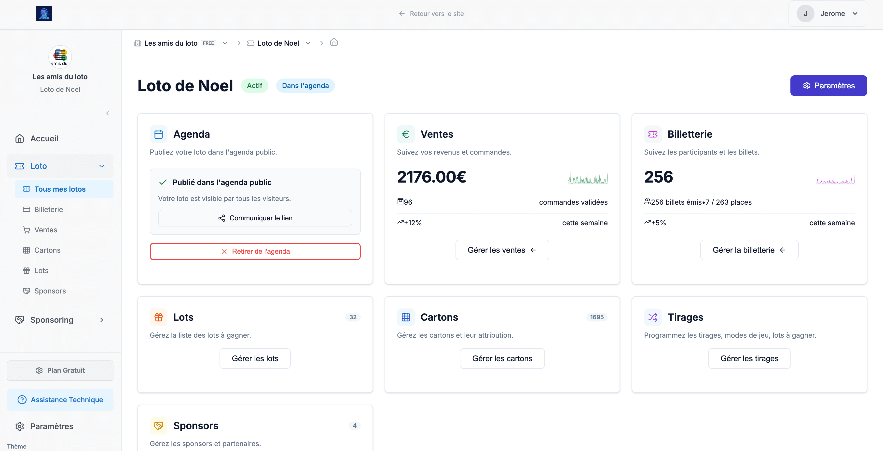 Portail de gestion complet