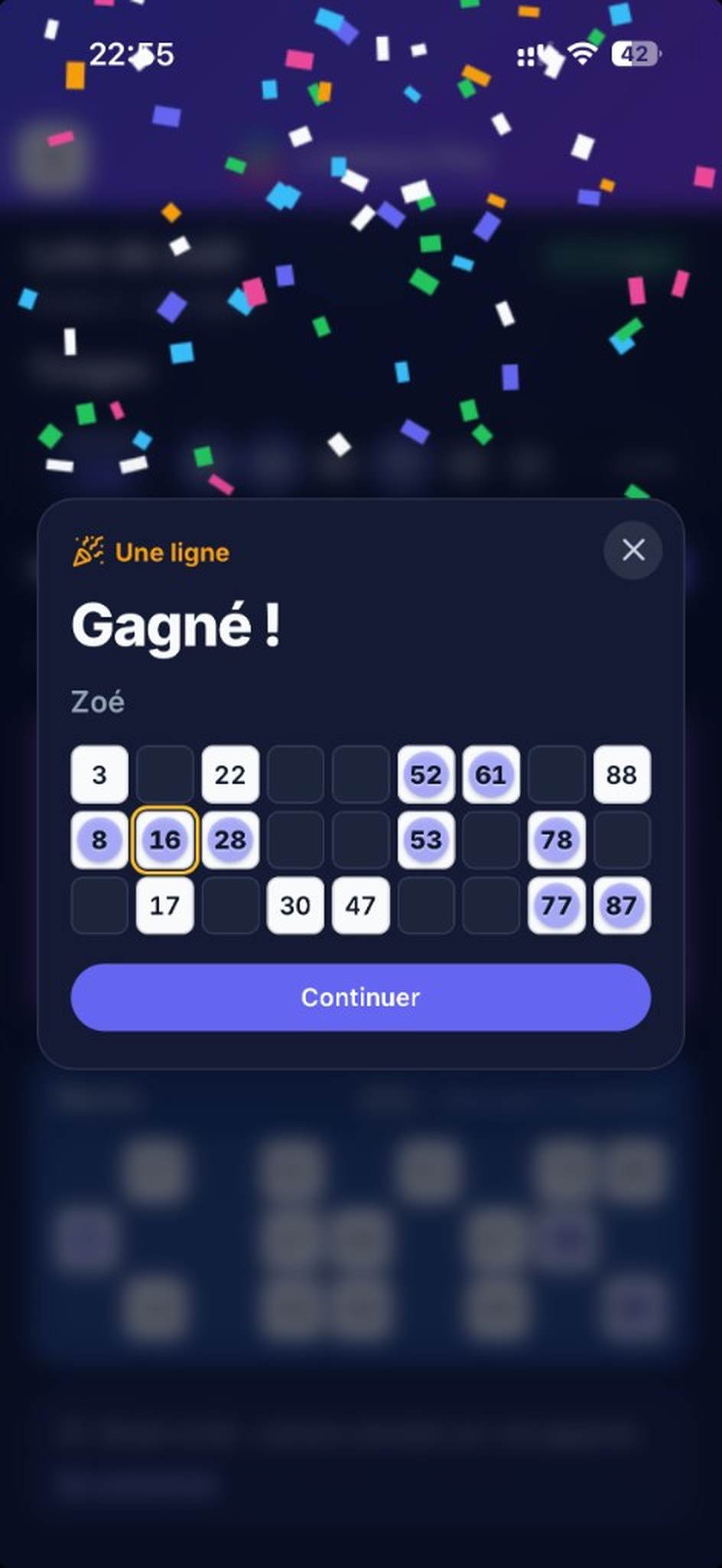 Alerte carton gagnant LotoAsso Play
