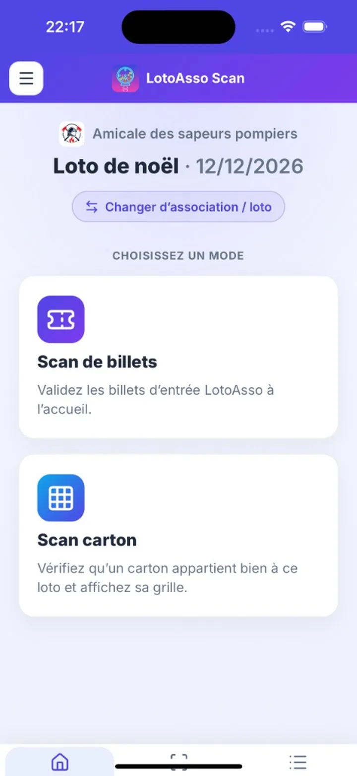 App LotoAsso Scan
