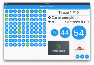 LotoAsso - affichage en cours de partie